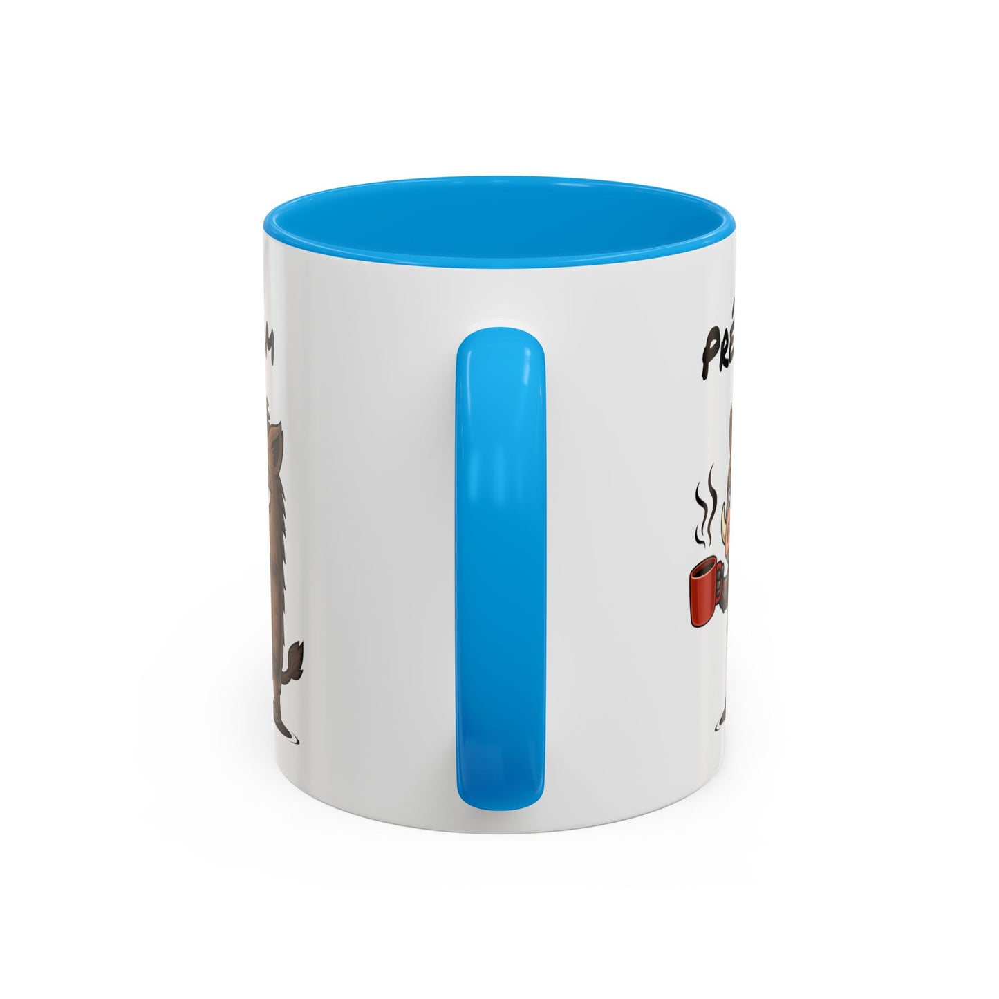 Mug Sanglier Fatigué Personnalisable 325ml – Tasse Café Humour Animal Drôle Réveil Difficile Cadeau
