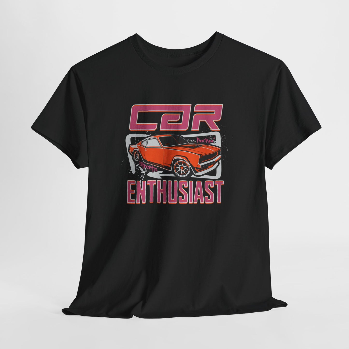T-Shirt Car Enthusiast Homme Femme – Tee Shirt Voiture Vintage Racing – Design Auto Street Car Lover Noir Blanc Gris Cadeau