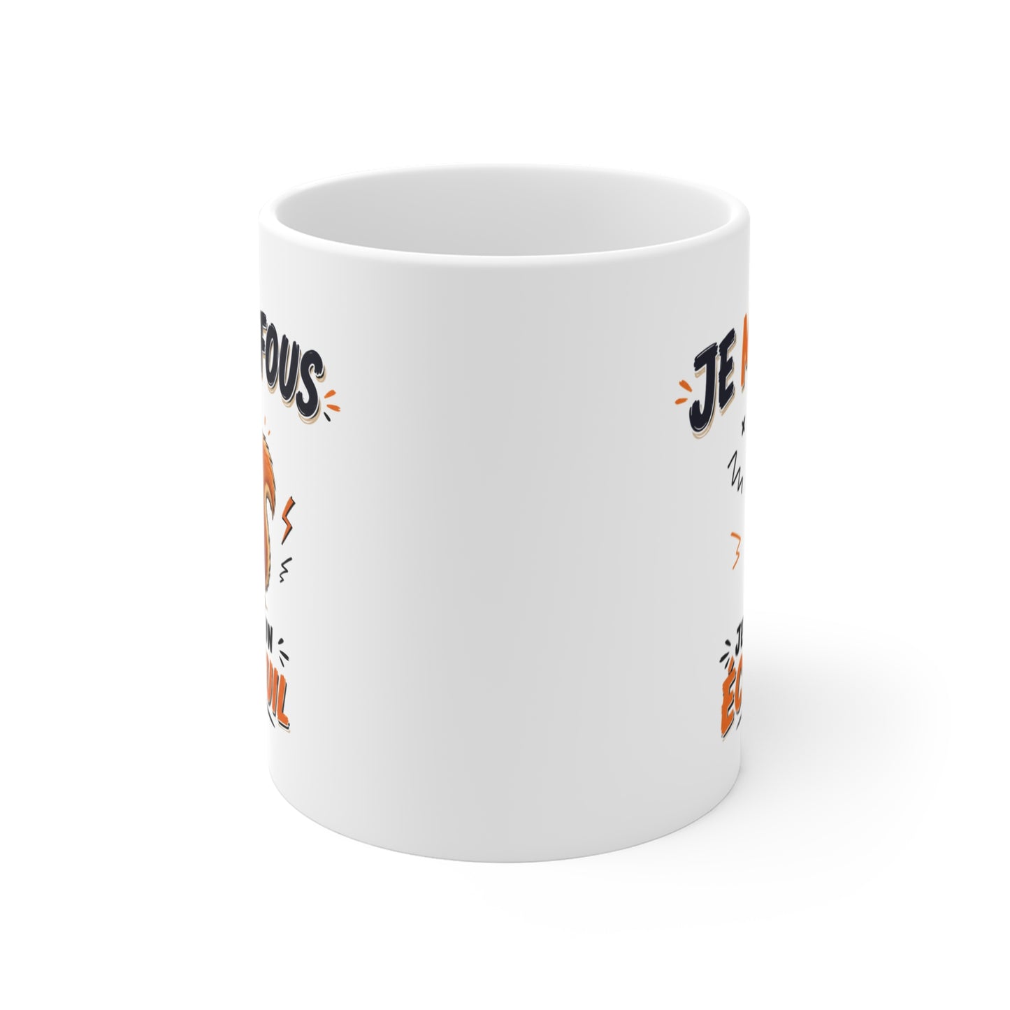 Tasse Je M’en Fous Je Suis Un Écureuil – Mug Humour Animal Cartoon – Cadeau Original Drôle 325ml