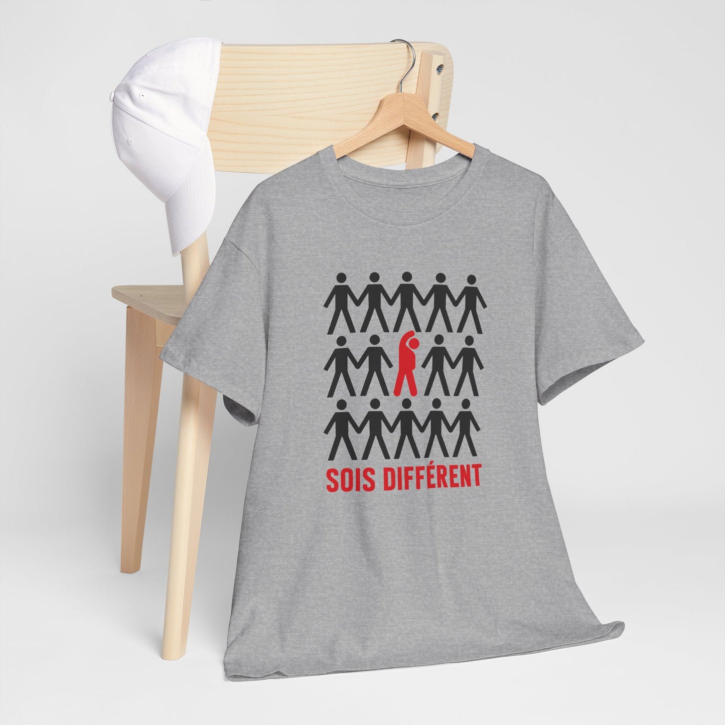T-Shirt Homme et Femme Motivation – Originalité Confiance en Soi Individualité – Cadeau Inspirant