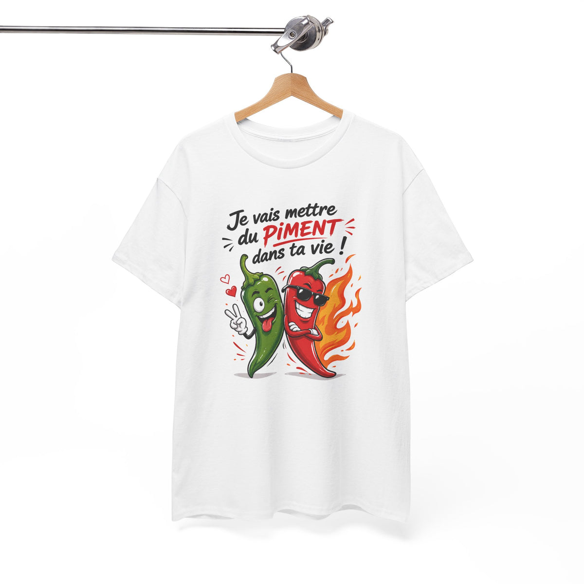 Tee Shirt Piment Homme et Femme – Je Vais Mettre du Piment dans ta Vie – T-Shirt Humour