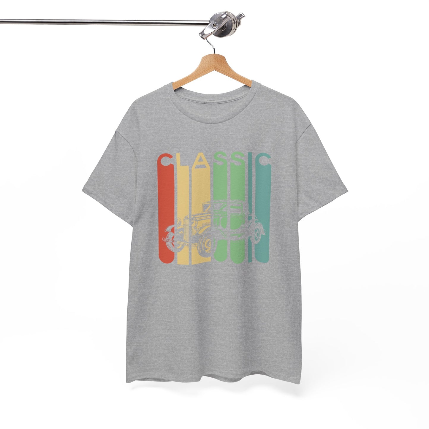 T-Shirt Voiture Vintage Homme et Femme – Automobile Ancienne Classic Rétro – Cadeau Passionné Auto Collectionneur – Style Vintage