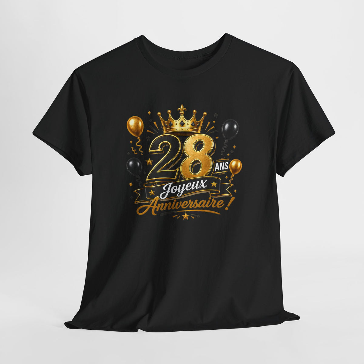 Tee Shirt Anniversaire 28 Ans Homme et Femme Joyeux Anniversaire Cadeau 28 Ans Idée Cadeau Adulte