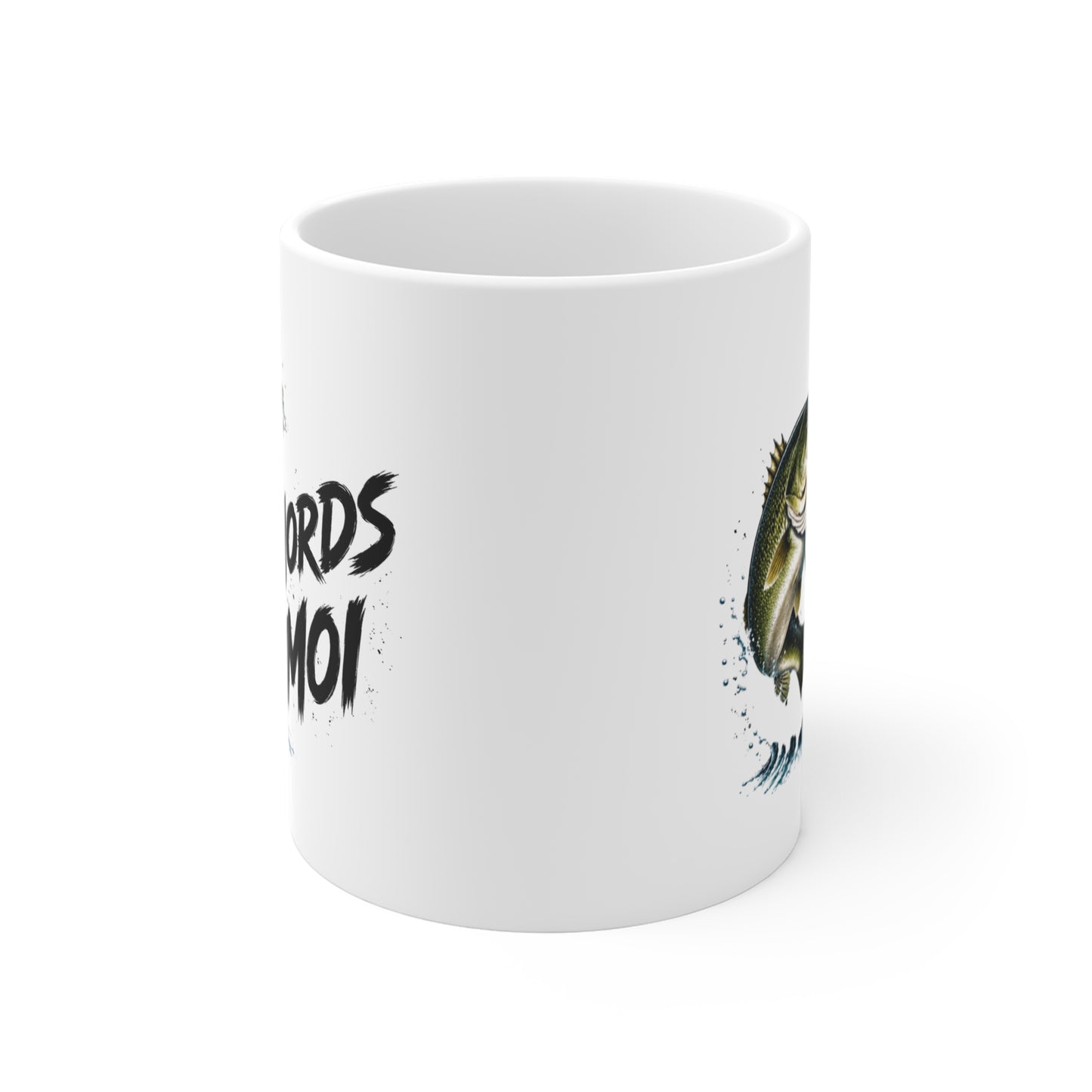 Mug Pêche Humoristique – Tasse Poisson avec Leurre – Cadeau Homme Amateur de Lac, Rivière et Plein Air – 325 ml