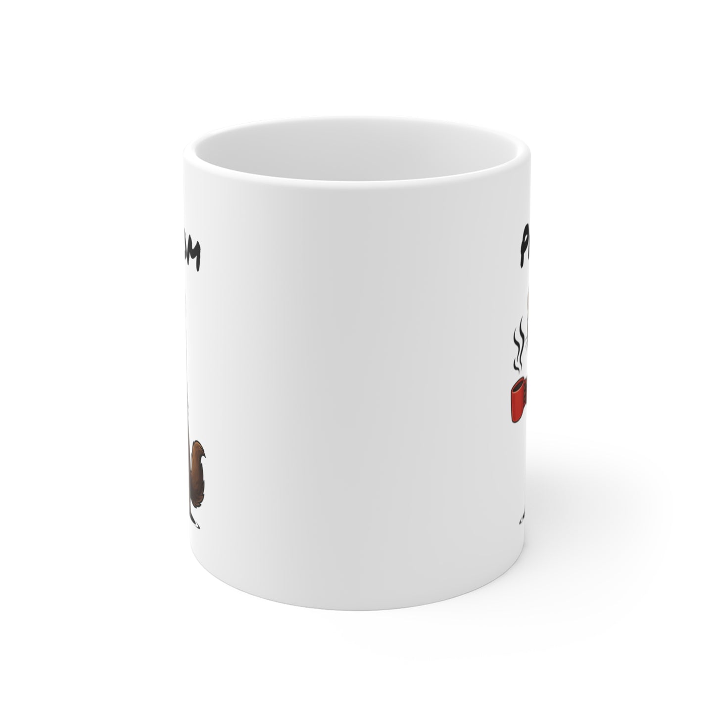 Mug Furet Personnalisable 325ml – Tasse Café Humour Fatigue Matin Drôle Cadeau Original
