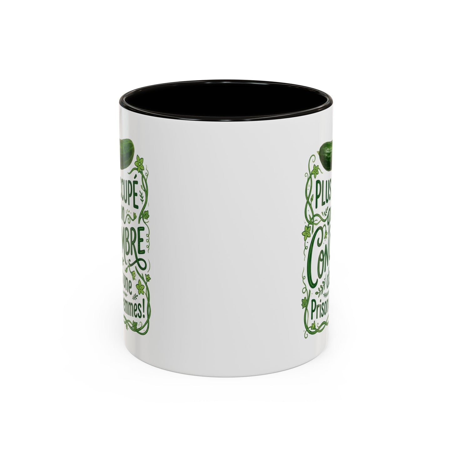 Tasse Humour Concombre 325ml – Mug Céramique Citation Drôle Jardin Légume Cadeau Original