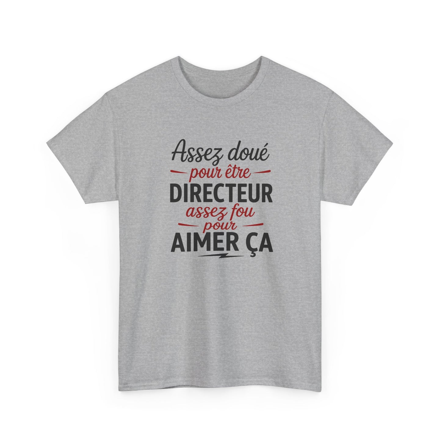 Tee Shirt Directeur Homme – Humour Patron Chef – Cadeau Original Directeur