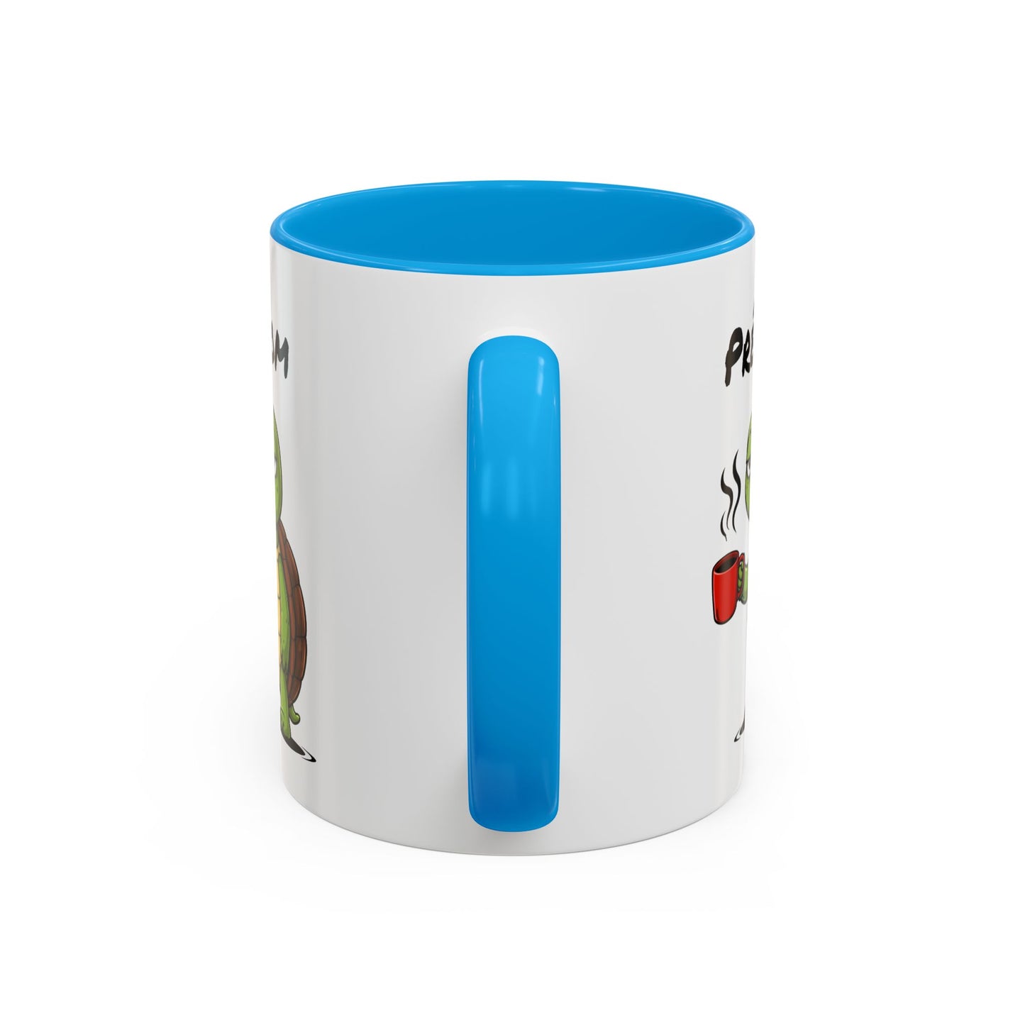Mug Tortue Fatiguée Personnalisable 325ml – Tasse Café Humour Animal Mignon Drôle Réveil Difficile
