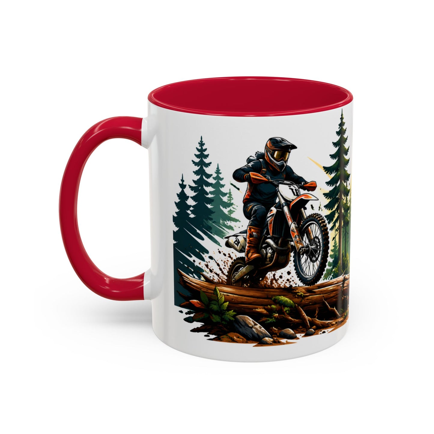 Tasse Moto Cross Enduro – Mug Pilote Motocross Tout Terrain – Cadeau Passion Moto 325ml