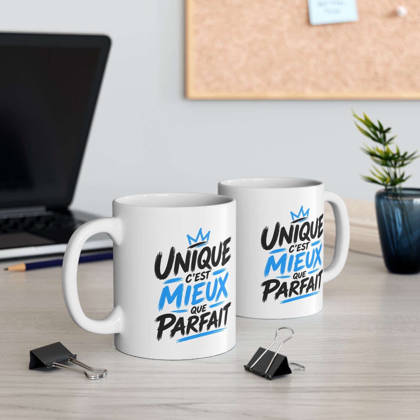 Mug Unique C’est Mieux Que Parfait – Tasse Homme Humour et Confiance en Soi – Message Original – Idée Cadeau Homme