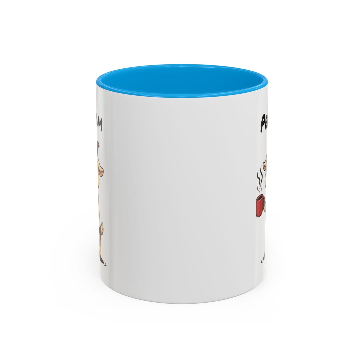 Mug Chèvre Fatiguée Personnalisable 325ml – Tasse Café Humoristique Prénom Cadeau Original Noir Bleu Rouge