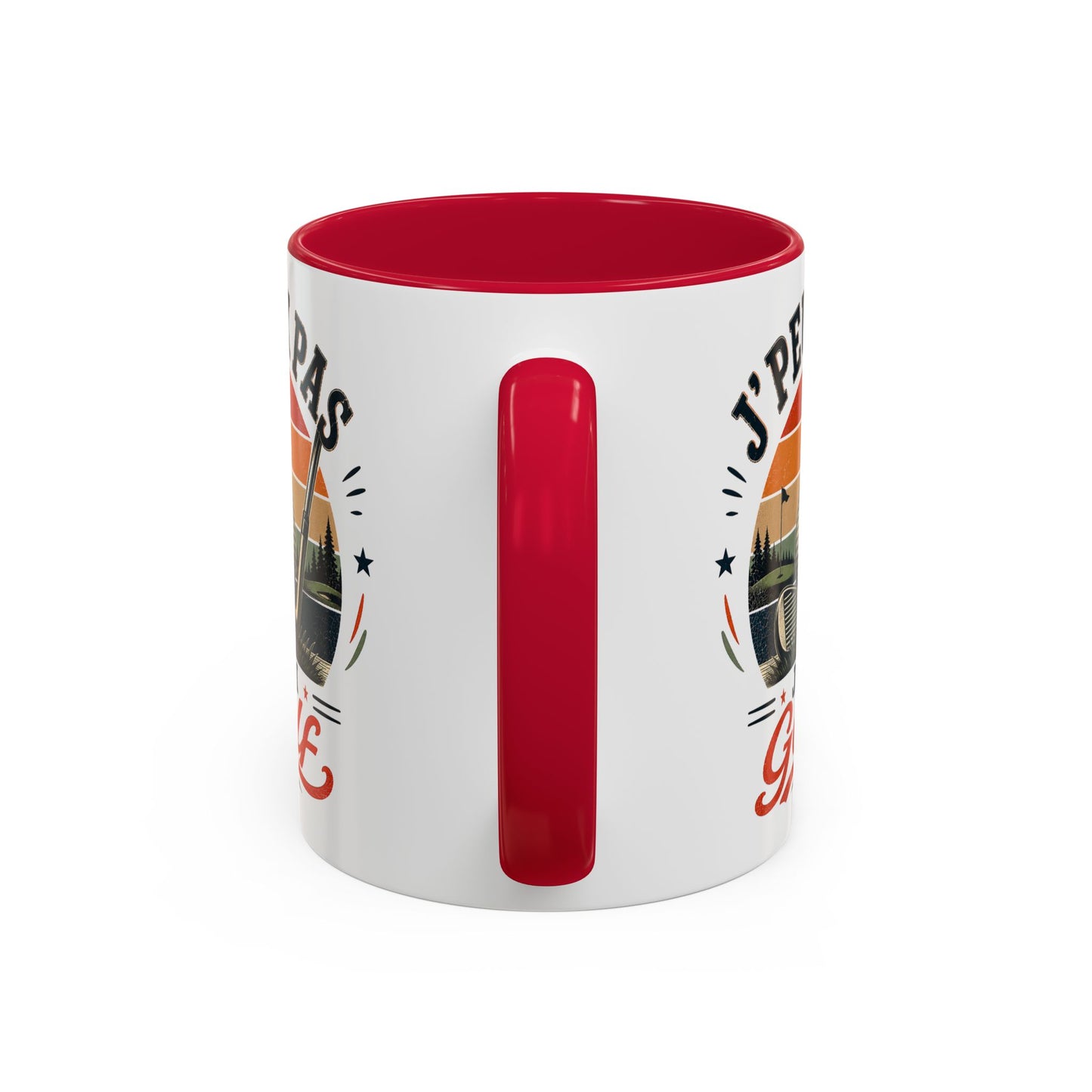 Tasse J’Peux Pas J’Ai Golf – Mug Golf Vintage Humoristique – Cadeau Golfeur Homme Femme 325ml