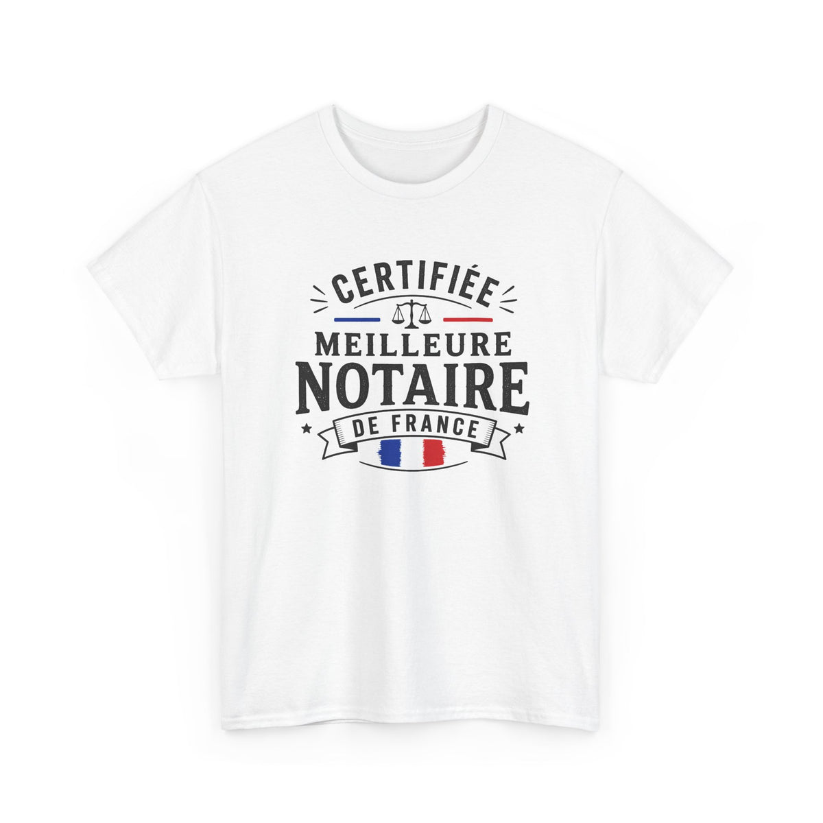Tee Shirt Femme Notaire Cadeau Humour Métier Droit Justice Professionnelle Juridique Étude Notariale France