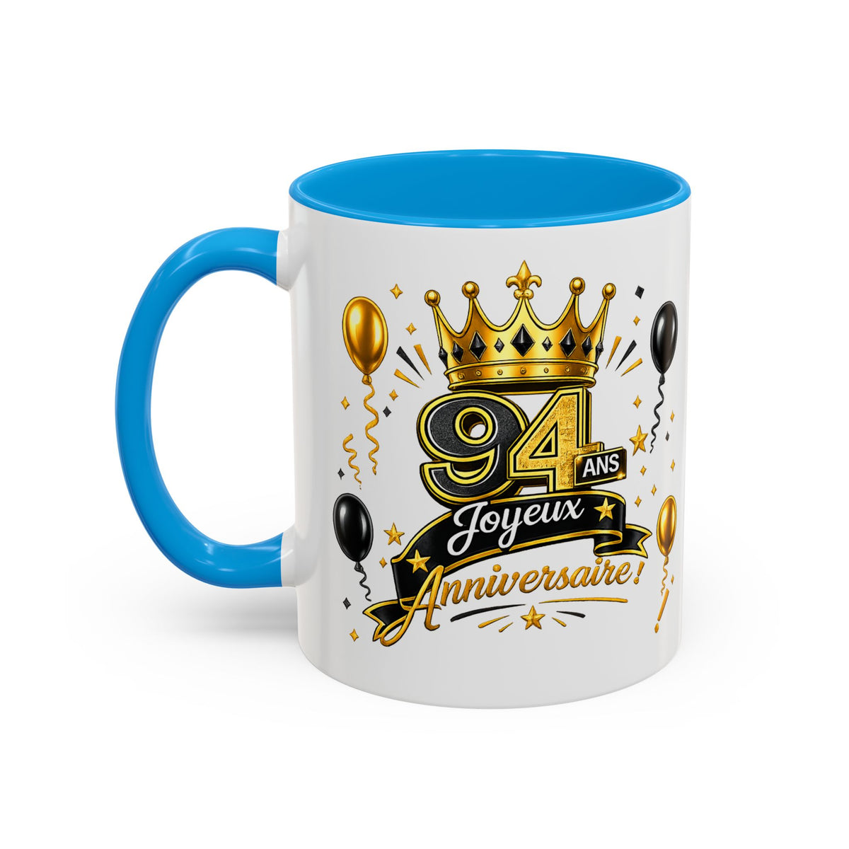 Mug Joyeux 94 Ans – Tasse Anniversaire 94 Ans – Cadeau Original pour Femme Homme – Idée Cadeau 94e Anniversaire