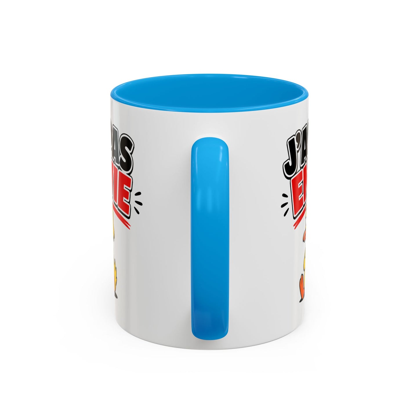 Mug Drôle J’ai Pas Envie – Tasse Humoristique avec Canard Boudeur – Cadeau Humour Bureau Travail Café 325ml