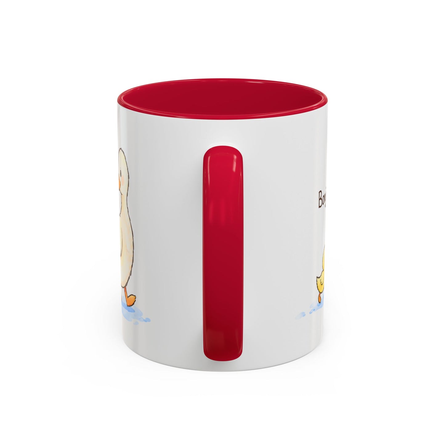Tasse Bonjour Maman – Merci de Toujours Me Montrer le Chemin – Mug Canards Aquarelle Cadeau Maman 325ml