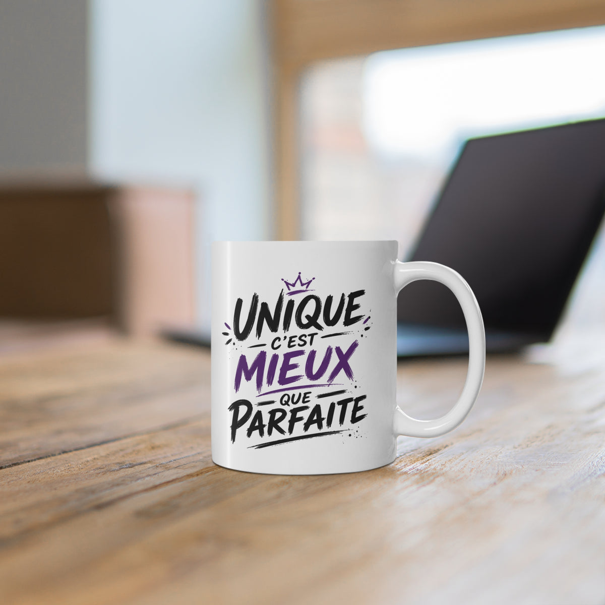 Mug Unique C’est Mieux Que Parfaite – Tasse Femme Humour et Confiance en Soi – Message Original – Idée Cadeau Femme