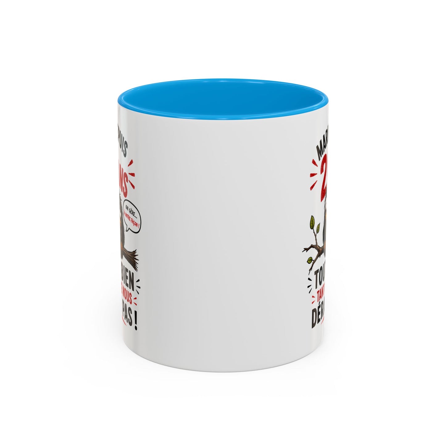 Tasse Mariés Depuis 20 Ans – Mug Humour Anniversaire de Mariage Homme Femme – Cadeau Couple 20 Ans de Mariage 325 ml