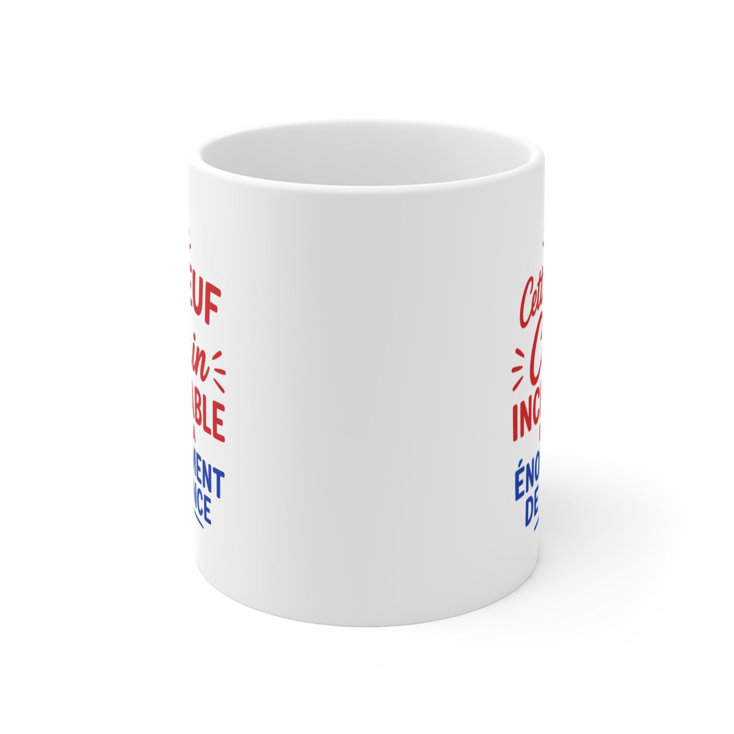 Tasse Cette Meuf a un Copain Incroyable – Mug Humour Couple Amoureux – Cadeau Saint-Valentin Femme 325ml