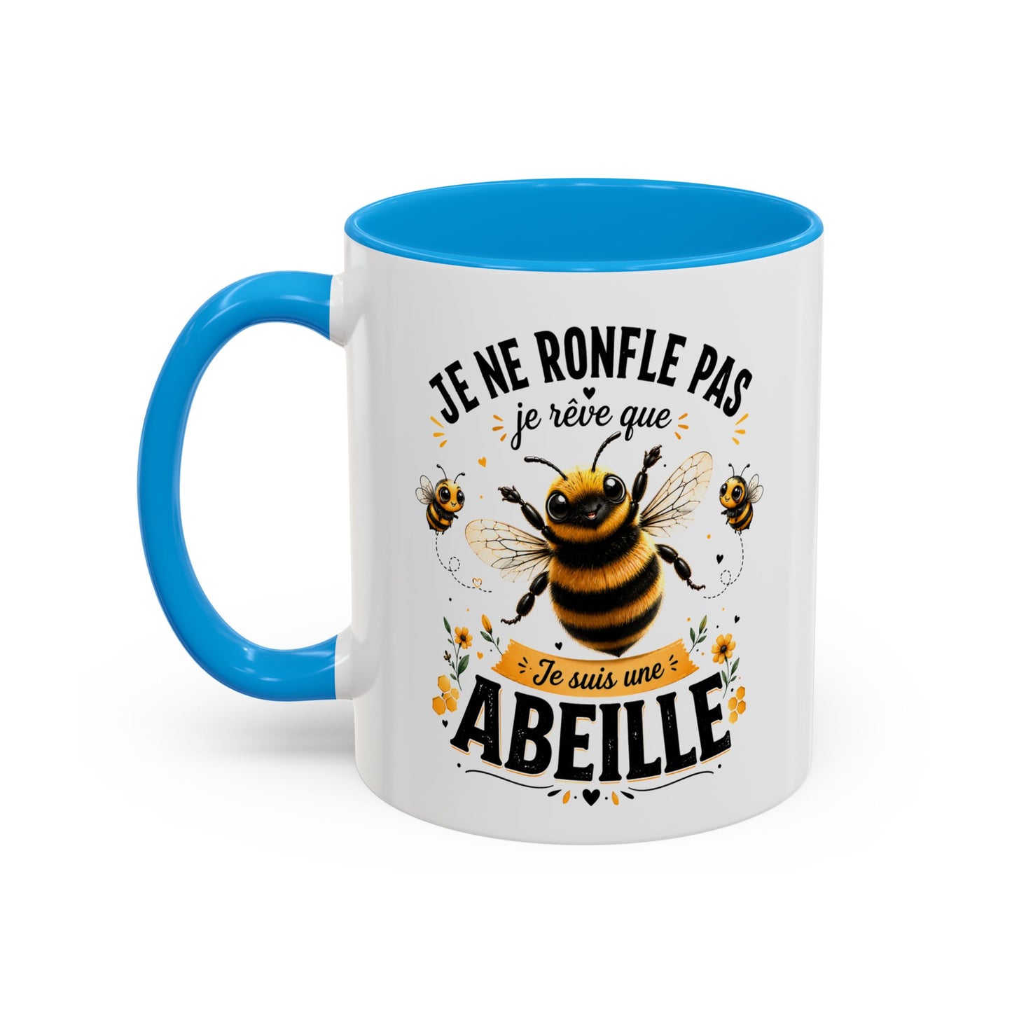 Tasse Je Ne Ronfle Pas Je Rêve Que Je Suis Une Abeille – Mug Humour Abeille – Cadeau Original Homme Femme 325ml