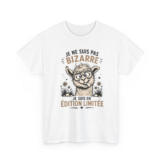 Tee-Shirt Humour Homme et Femme – Lama Drôle Original – Cadeau Amusant Anniversaire pour Amateur d’Animaux