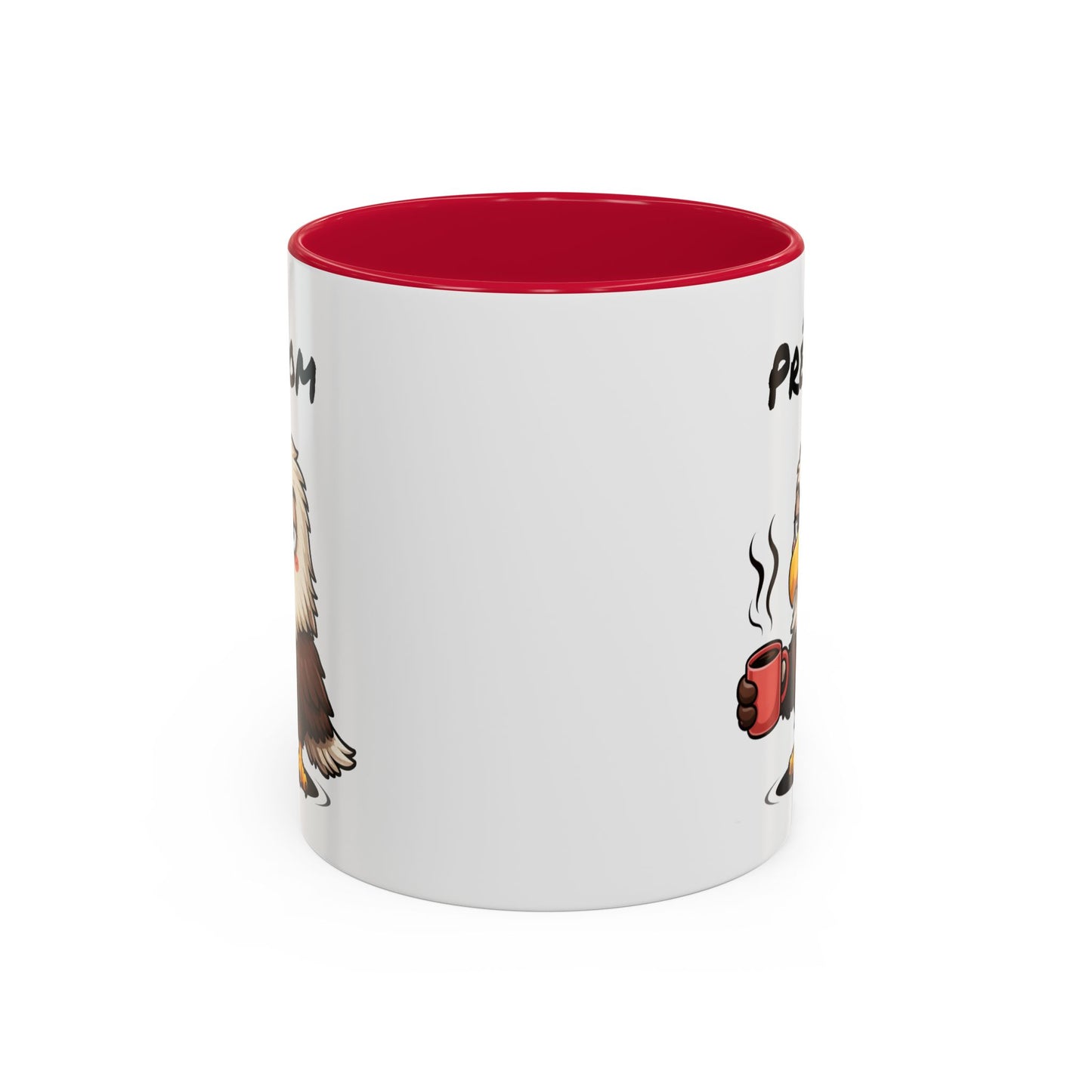 Tasse Aigle Café Personnalisable 325ml – Mug Céramique Humour Réveil Matin Prénom Cadeau Original