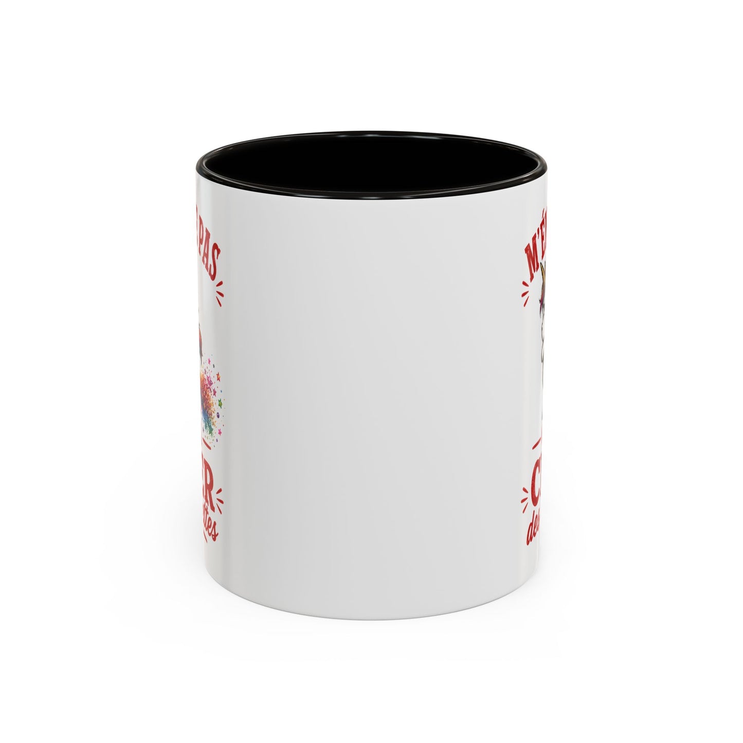 Tasse M’Énerve Pas Ça Va Chier des Paillettes – Mug Licorne Humour – Cadeau Original Homme Femme 325ml