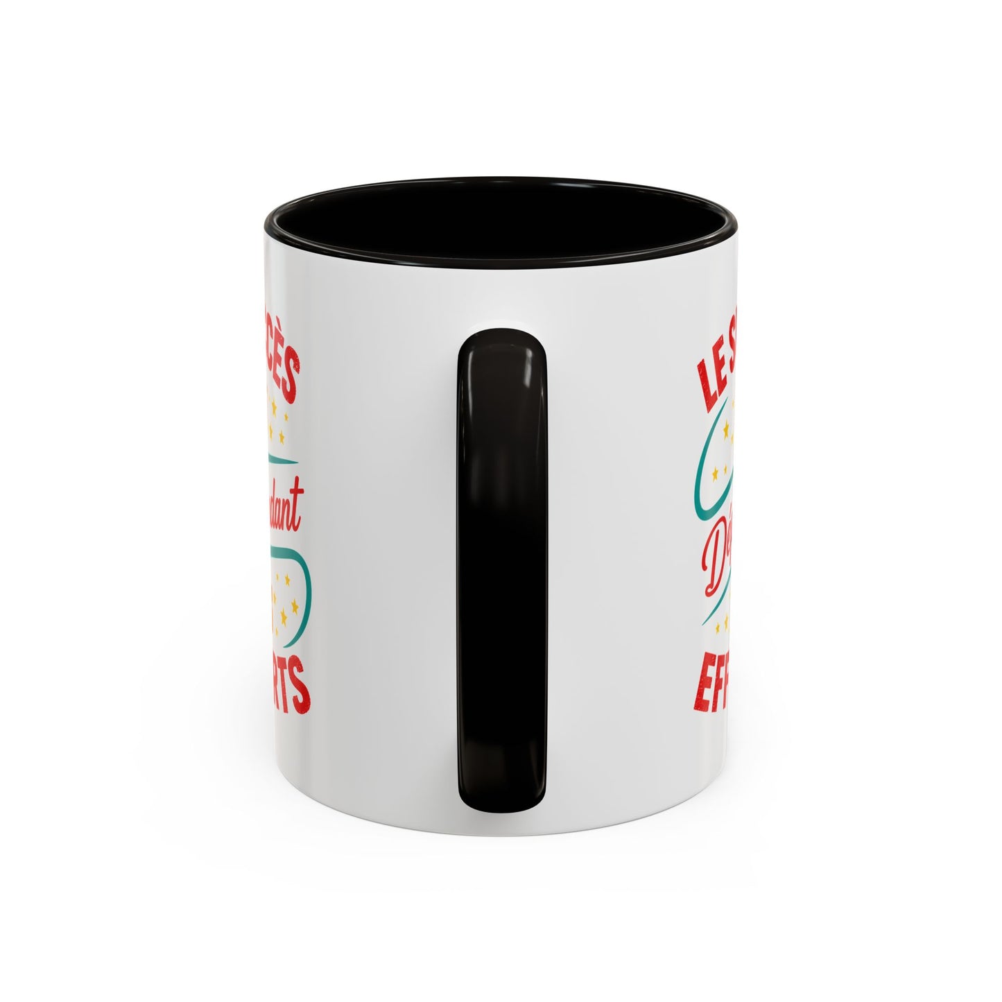 Mug Motivation Réussite – Tasse Inspirante Travail Effort Persévérance – Cadeau Motivation Homme et Femme Noir Bleu Rouge