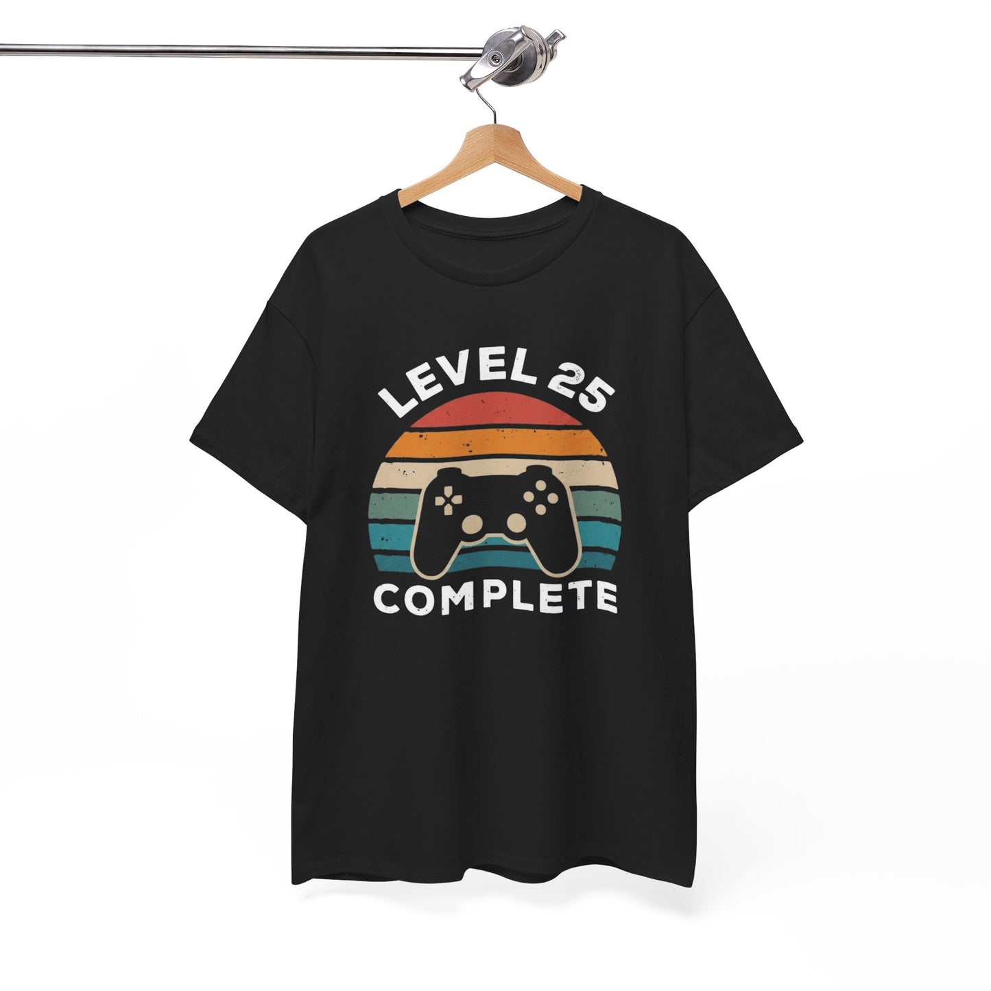 Tee-Shirt 25 Ans Homme et Femme – Cadeau Anniversaire 25ème Gamer Gaming – Idée Cadeau Jeu Vidéo Original pour Passionné de Jeux Vidéo
