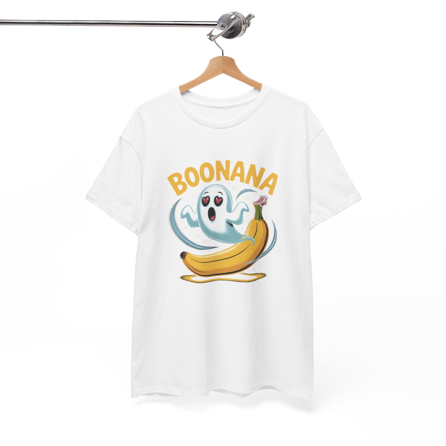 Tee Shirt Boonana Fantôme Banane – T-shirt Halloween Drôle – Humour Fantôme Banane