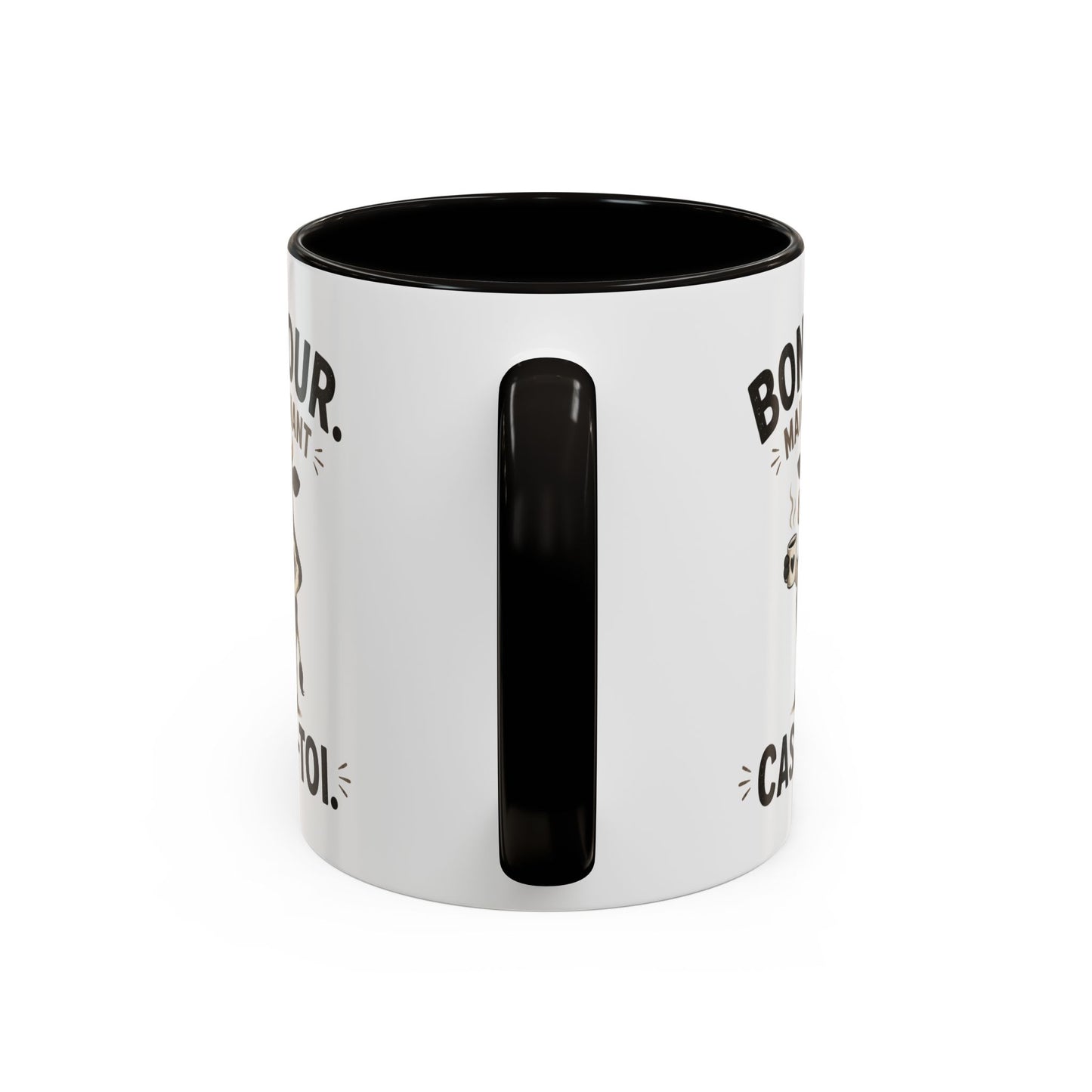 Mug Humoristique Vache Blasée – Tasse Café Sarcastique – Cadeau Original Homme et Femme, Ami ou Collègue – 325 ml Noir Bleu Rouge