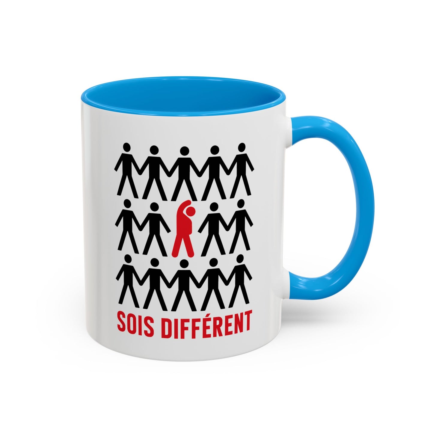 Mug Motivation Originalité – Tasse Inspirante Développement Personnel – Cadeau Positif Homme et Femme Noir Bleu Rouge