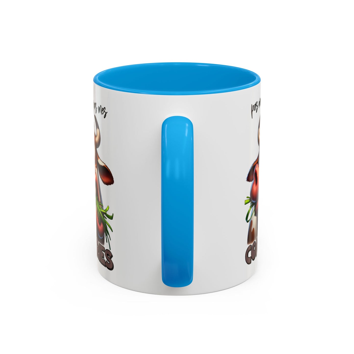 Tasse Pas Mon Pré Pas Mes Conneries – Mug Humour Vache Drôle Sarcastique 325ml