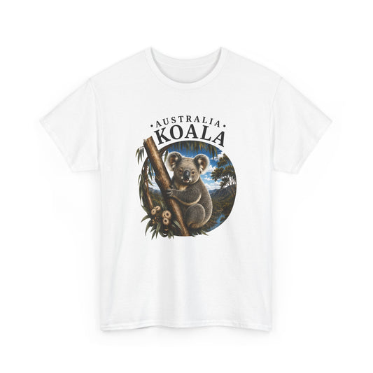 Tee Shirt Homme et Femme Koala Australie Animal Sauvage Nature Forêt Australienne Voyage Cadeau Passionné Animaux