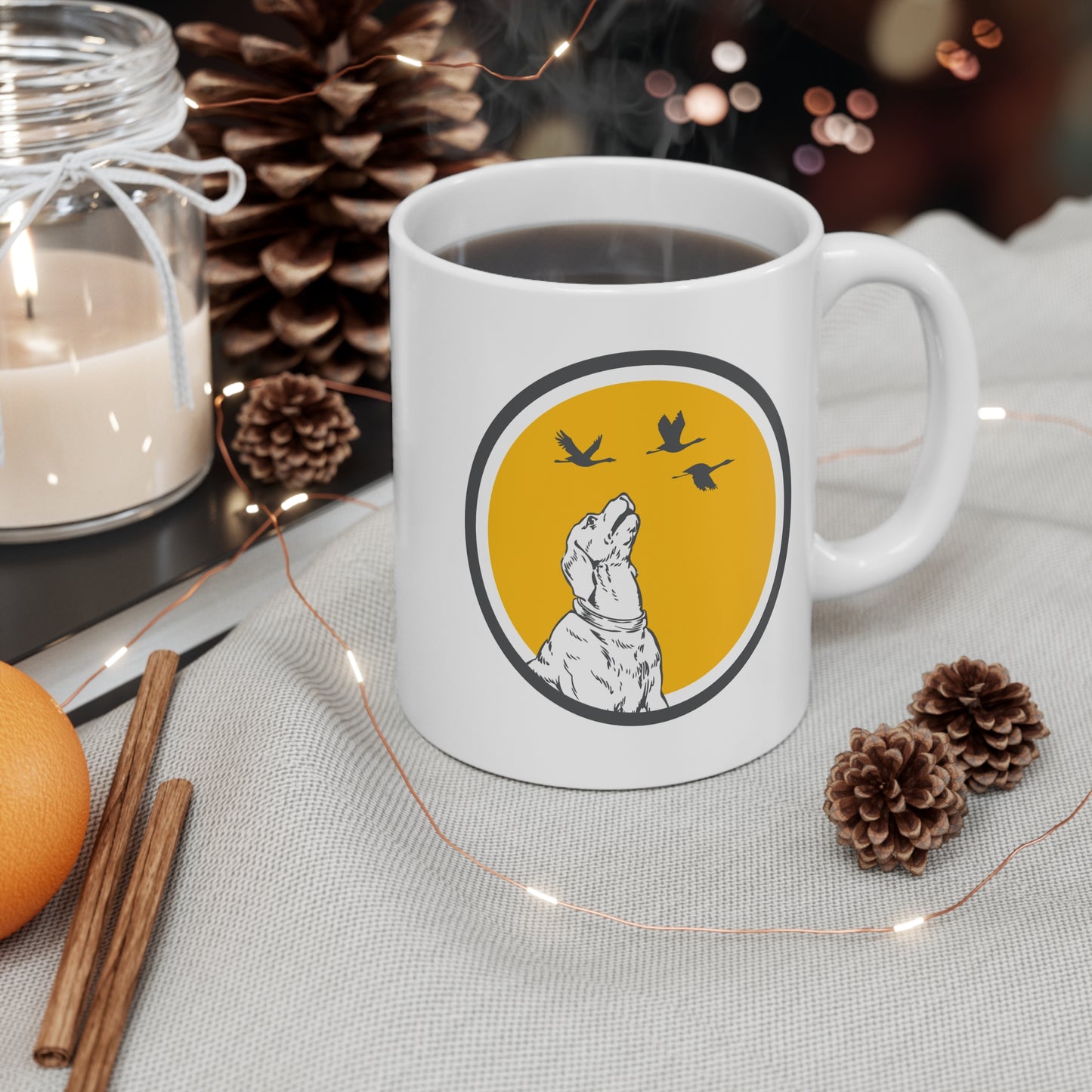Mug Labrador Homme et Femme – Tasse Chien pour Maître et Maîtresse – Cadeau Amoureux du Labrador – Idée Cadeau Propriétaire de Chien Passionné Nature – 325 ml