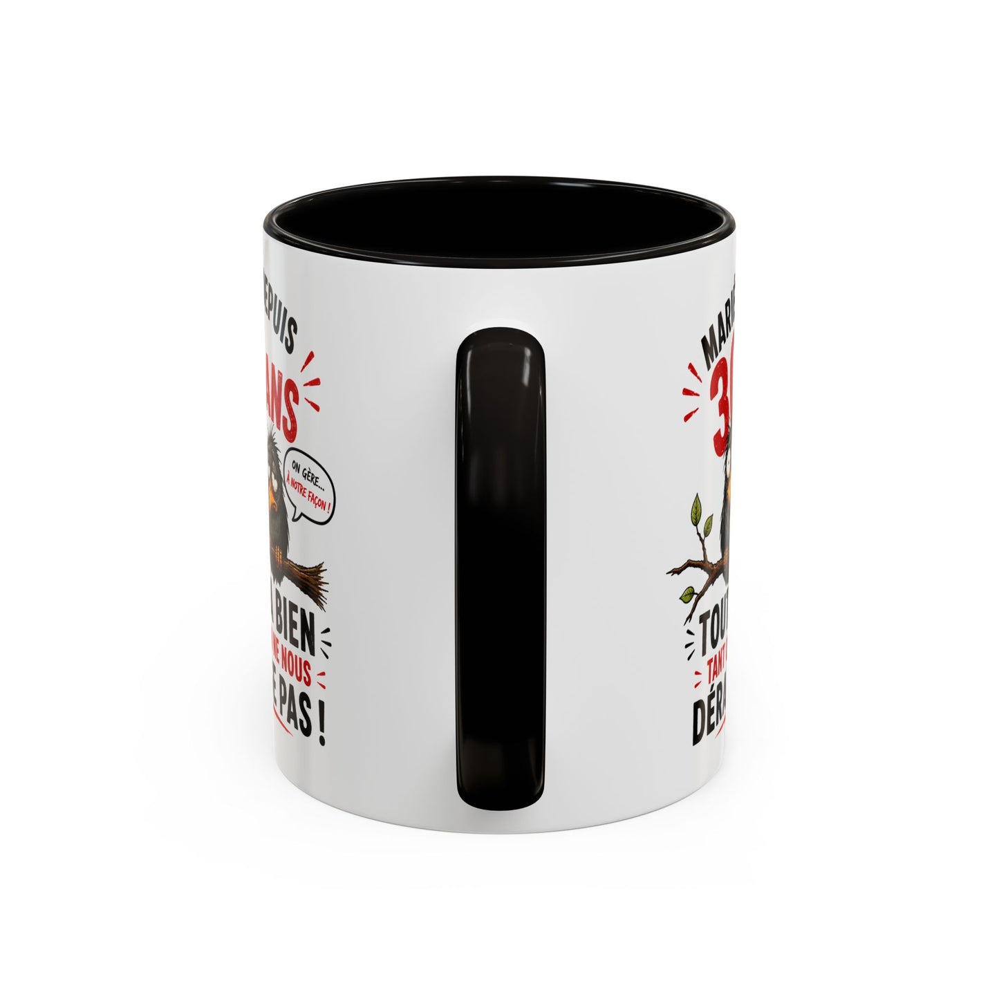 Tasse Mariés Depuis 30 Ans – Mug Humour Anniversaire de Mariage Homme Femme – Cadeau Couple 30 Ans de Mariage 325 ml