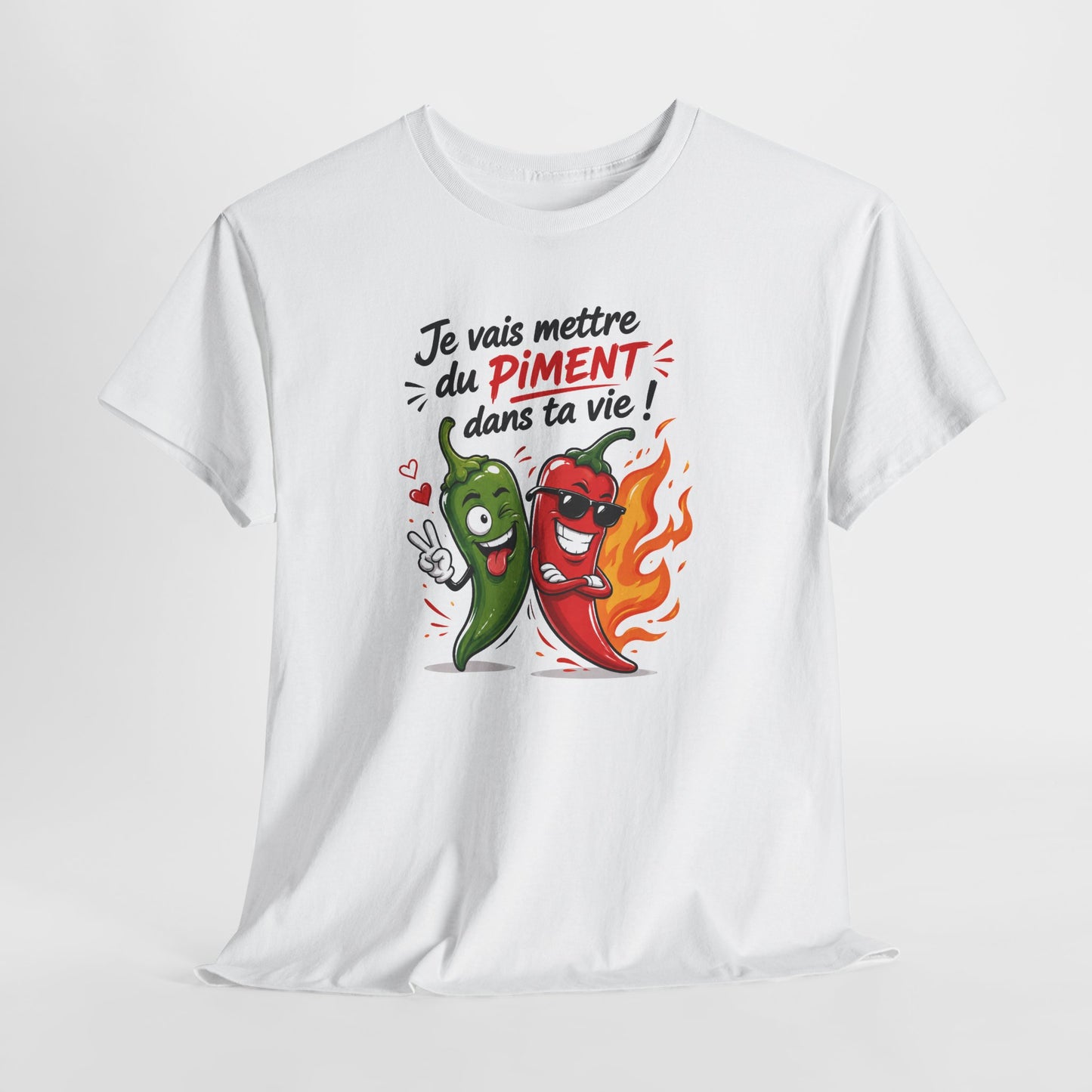 Tee Shirt Piment Homme et Femme – Je Vais Mettre du Piment dans ta Vie – T-Shirt Humour