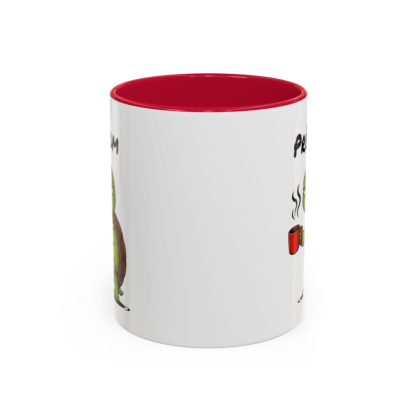 Mug Tortue Fatiguée Personnalisable 325ml – Tasse Café Humour Animal Mignon Drôle Réveil Difficile