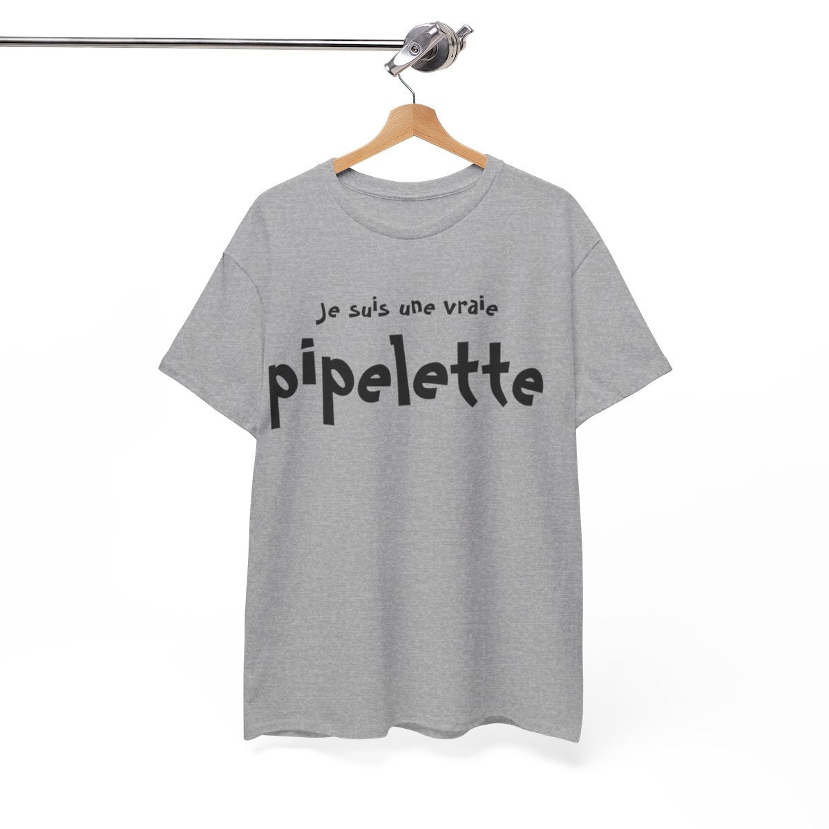 Tee shirt Femme Je suis une vraie pipelette idée cadeau humour drôle