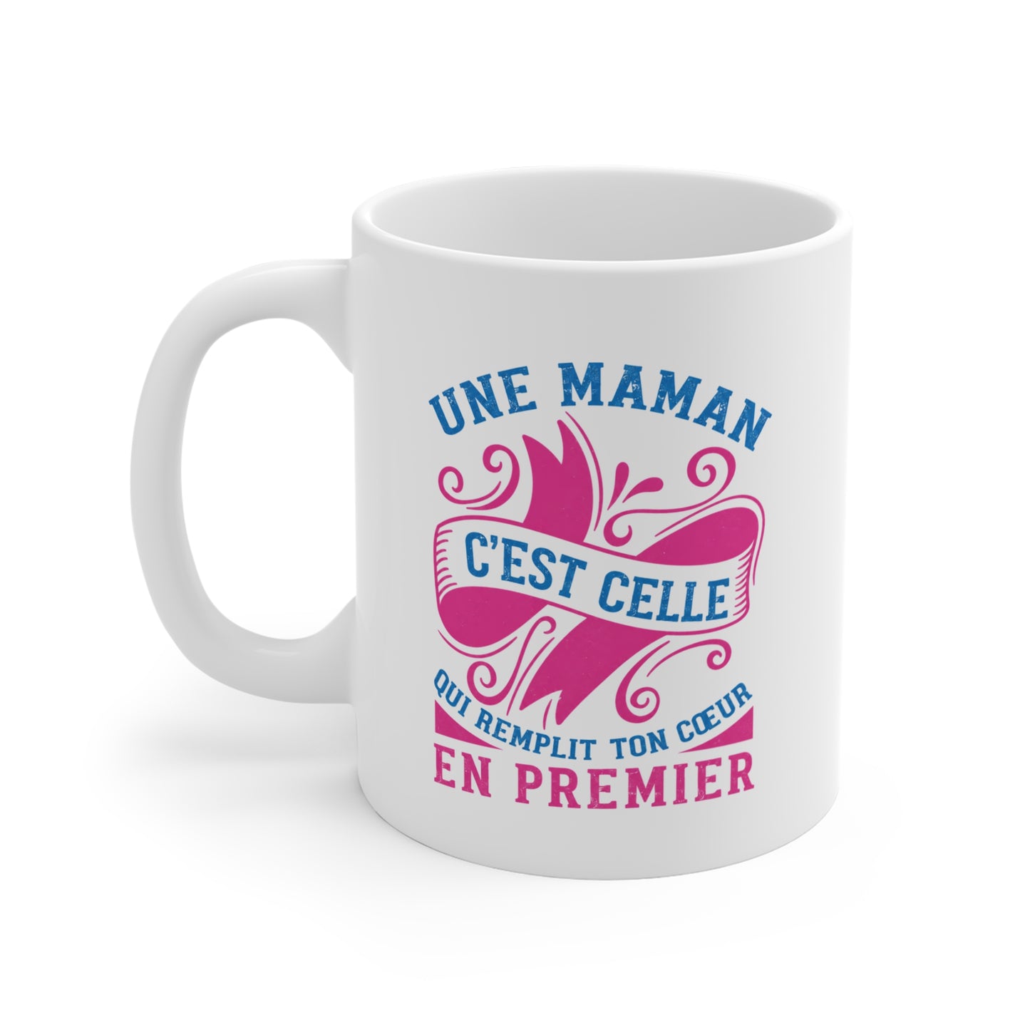 Mug Maman Femme – Tasse Cadeau Mère Amour Famille – Idée Originale Anniversaire Fête des Mères Noël