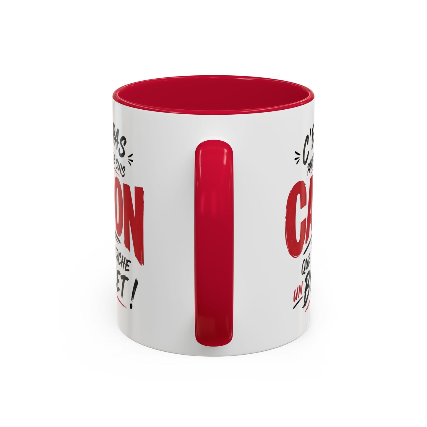 Mug Humour Femme Canon – Tasse Drôle Citation C’est Pas Parce Que Je Suis Canon Que Je Cherche Un Boulet – Cadeau Femme Original et Humoristique 325ml