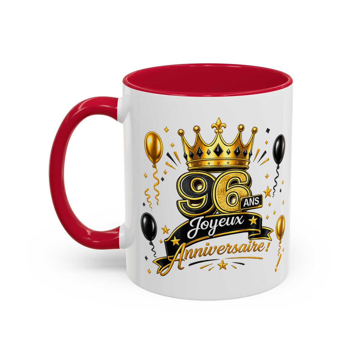 Mug Joyeux 96 Ans – Tasse Anniversaire 96 Ans – Cadeau Original pour Femme Homme – Idée Cadeau 96e Anniversaire