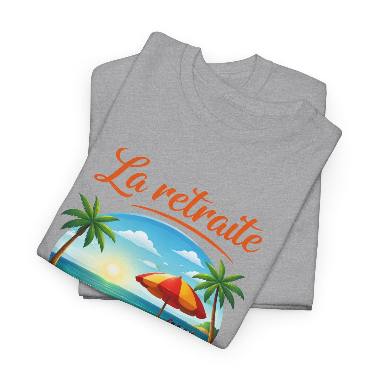 T-Shirt Retraite Vacances – La Retraite Soleil Plage Palmier – Cadeau Retraité Homme Femme Voyage