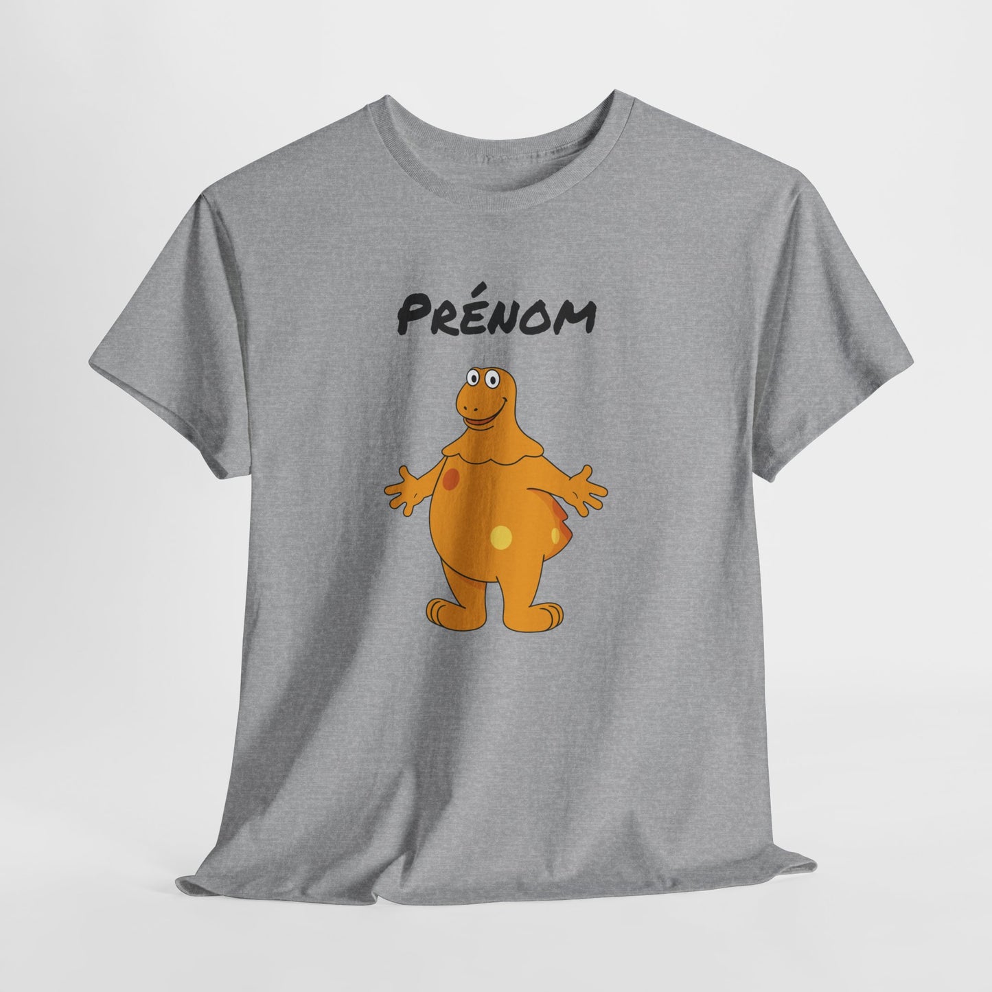 T-Shirt Casimir Personnalisé avec Prénom – Design Cartoon Vintage Nostalgie – Tee Shirt Adulte Fun