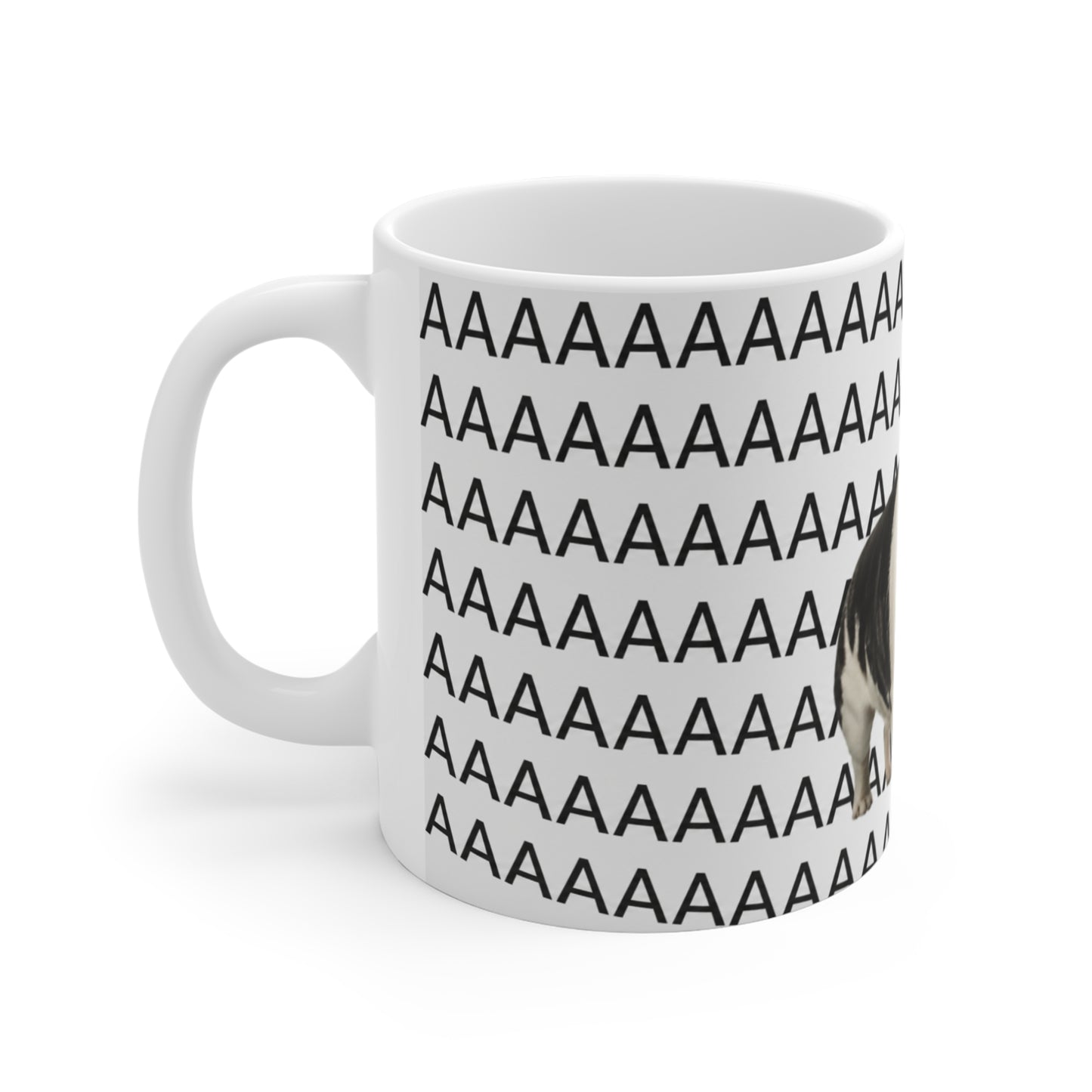Tasse Chien AAAA Humour – Mug Bouledogue Français Meme Drôle – Cadeau Homme Femme 325ml