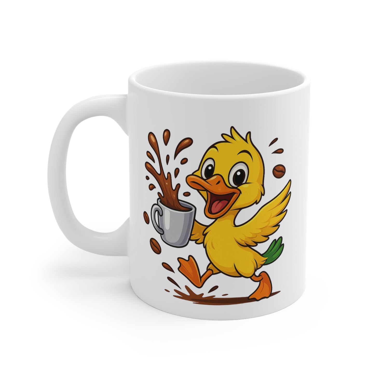 Tasse Canard Amusant – Mug Café Cartoon Céramique 325ml – Cadeau Original Animal Mignon