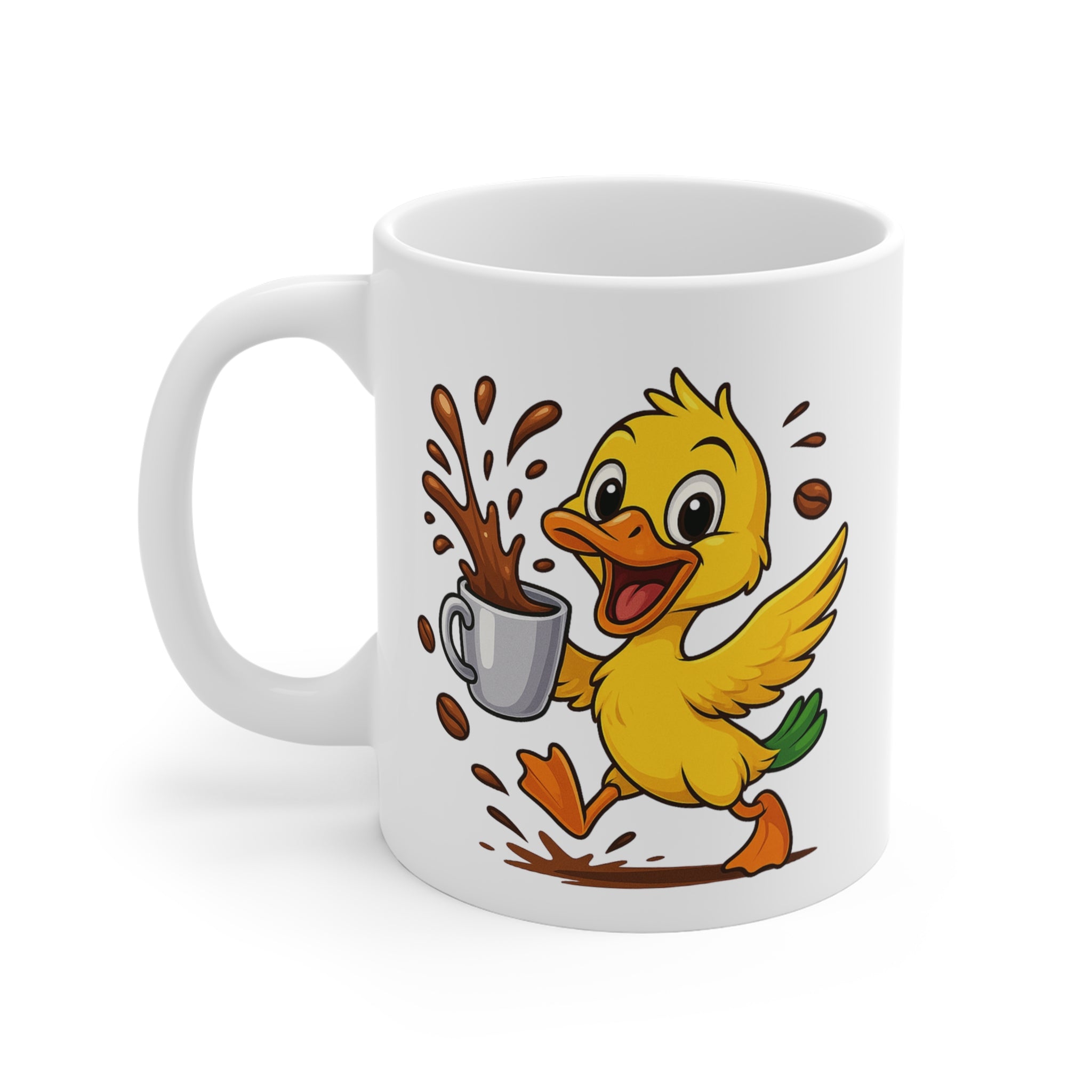 Tasse Canard Amusant – Mug Café Cartoon Céramique 325ml – Cadeau Original Animal Mignon