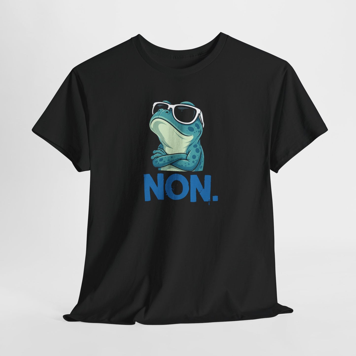 Tee-Shirt Humour Homme et Femme – Grenouille Drôle avec Lunettes de Soleil – Idée Cadeau Original Anniversaire