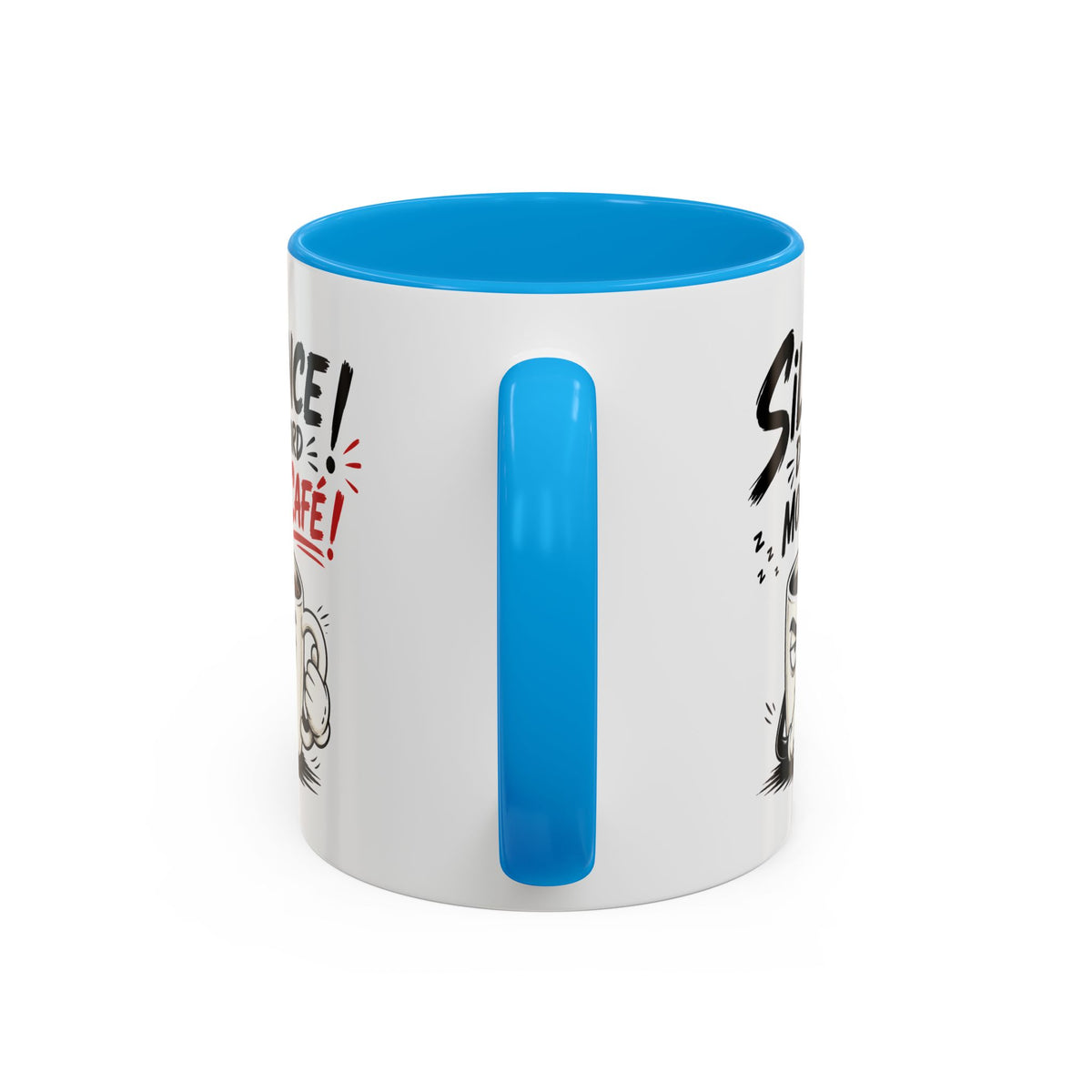Mug Silence d’Abord Mon Café – Tasse Humour Café – Cadeau Drôle Original Homme Femme – Pause Café