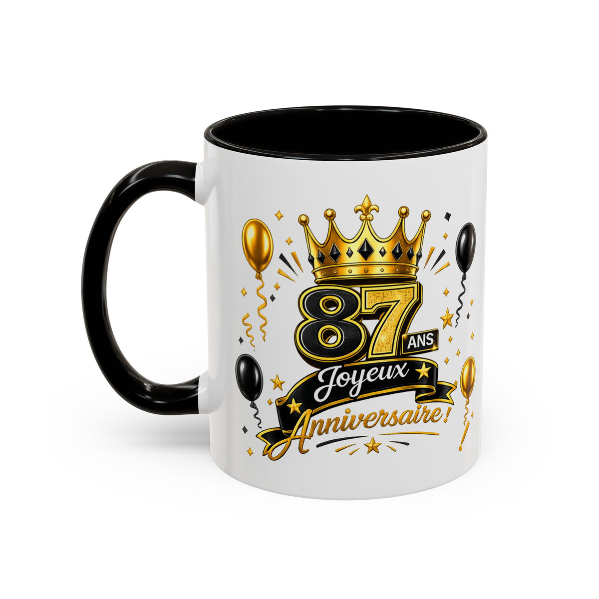 Mug Joyeux 87 Ans – Tasse Anniversaire 87 Ans – Cadeau Original pour Femme Homme – Idée Cadeau 87e Anniversaire